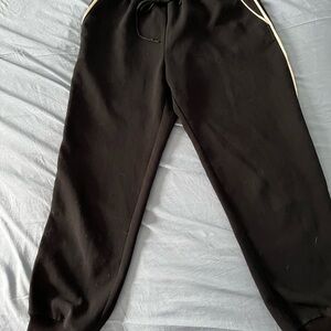 Wilfred dressy joggers with white piping, size XXS